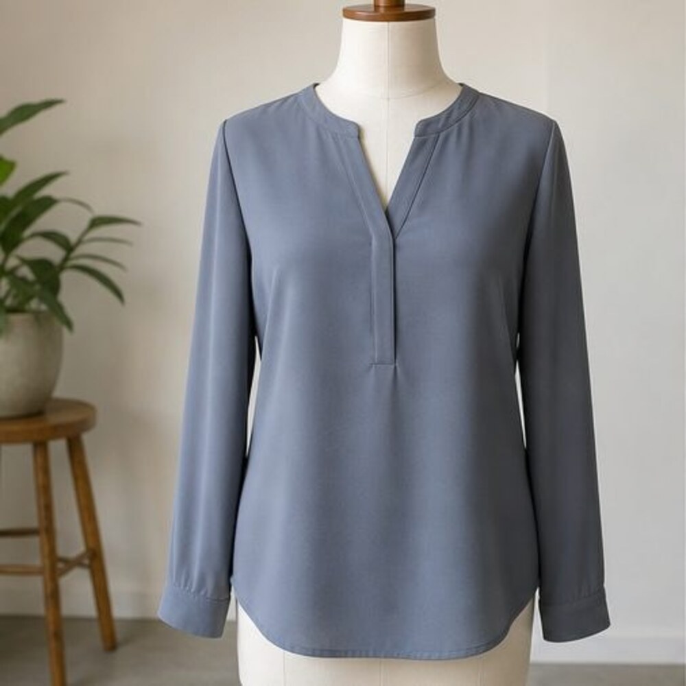 Gray Tunic Blouse